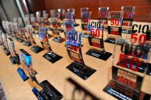 CIO 50 Awards on table