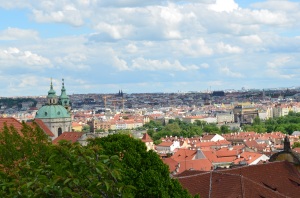 View of Prague from Castle